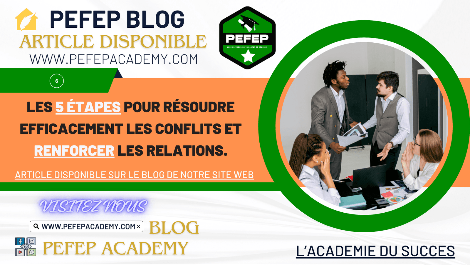 Les 5 Étapes pour Résoudre Efficacement les Conflits et Renforcer les Relations.