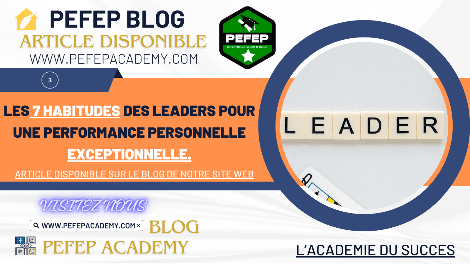 Les 7 Habitudes des Leaders pour une Performance Personnelle Exceptionnelle.