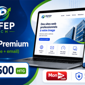 PEFEP TECH — Site Premium (Domaine + Email)
